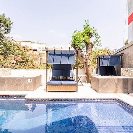 Loft Arte Y Diseno Alberca Climatizada, Amenidades Y Lujo, Terraza Privada Con Asador De Carbon, Cuernavaca Somos Los Unicos Que Te Ofrecemos Para Tu Uso Personal Y Exclusivo 2 Jacuzzis Con Agua Caliente Y Sistema De Hidromasaje Tipo Spa Экстерьер фото