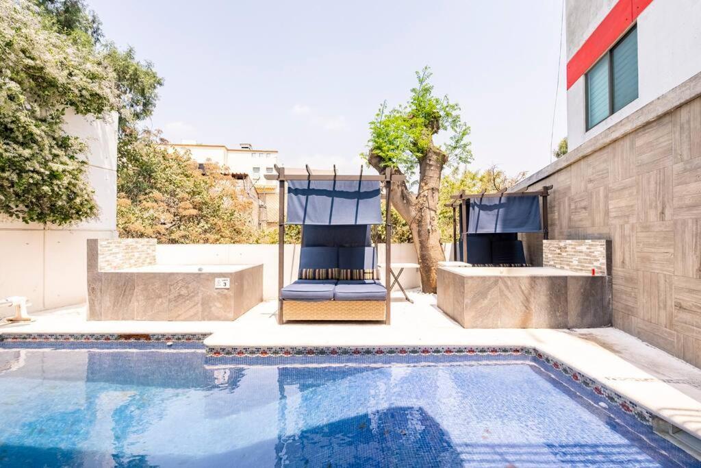 Апартаменты Loft Arte Y Diseno, Terraza, Asador, 3 Pantallas "Cuernavaca Somos El Unico Airbn Que Te Ofrece 2 Exclusivos Jacuzzis Profesionales Con Agua Caliente Y Sistema De Hidromasaje, Tipo Spa" Fraccionamiento Vigilancia 24 Horas Экстерьер фото