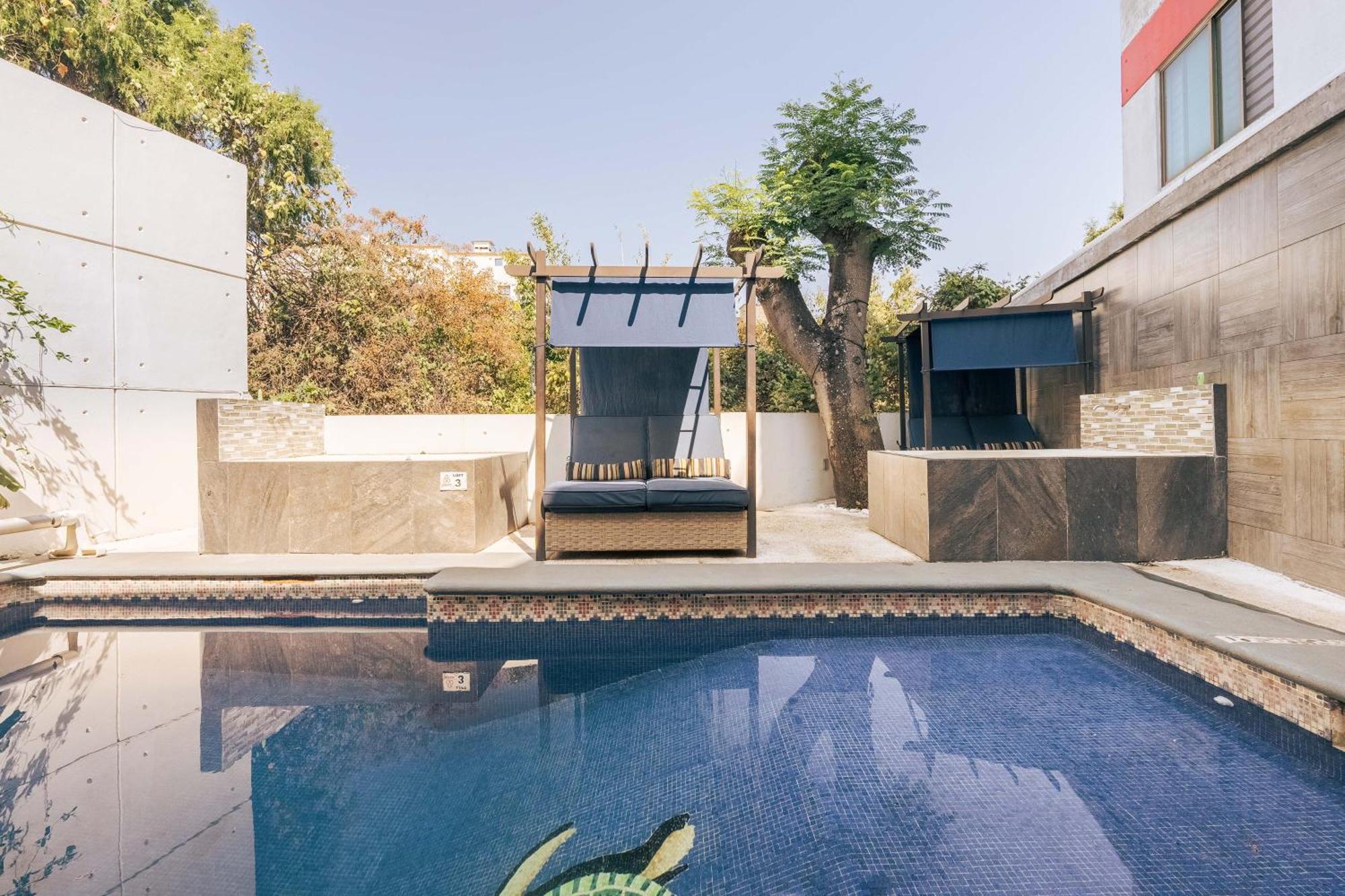 Loft Arte Y Diseno Alberca Climatizada, Amenidades Y Lujo, Terraza Privada Con Asador De Carbon, Cuernavaca Somos Los Unicos Que Te Ofrecemos Para Tu Uso Personal Y Exclusivo 2 Jacuzzis Con Agua Caliente Y Sistema De Hidromasaje Tipo Spa Экстерьер фото